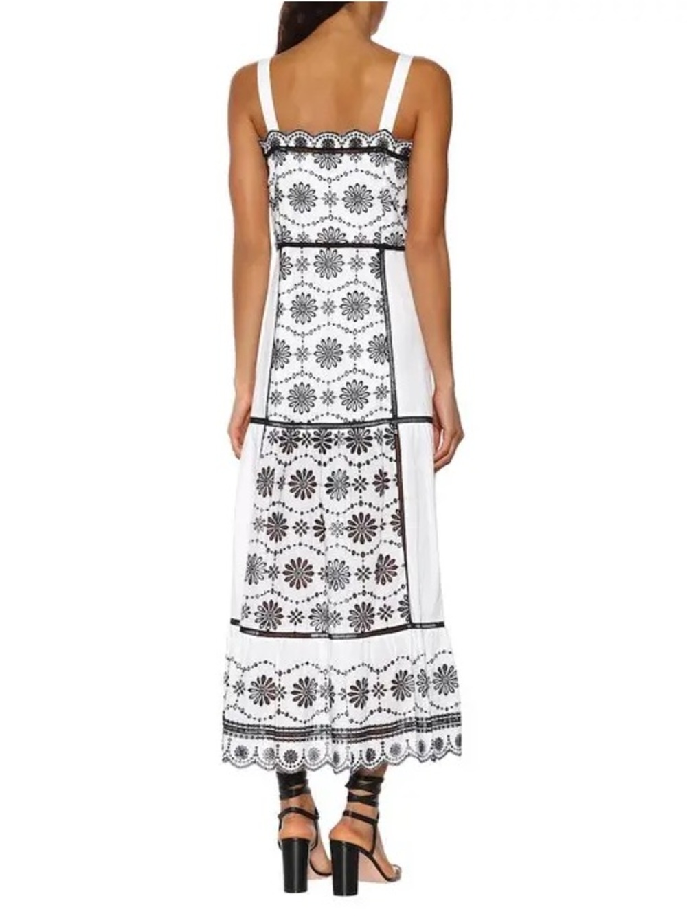 VeronicaBeard Embroidered Maxi Dress size 4 - Picture 5 of 7